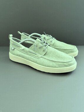 Pitas Maui Flax Mens Shoes 12 Green Slip On Casual Breathable Comfort